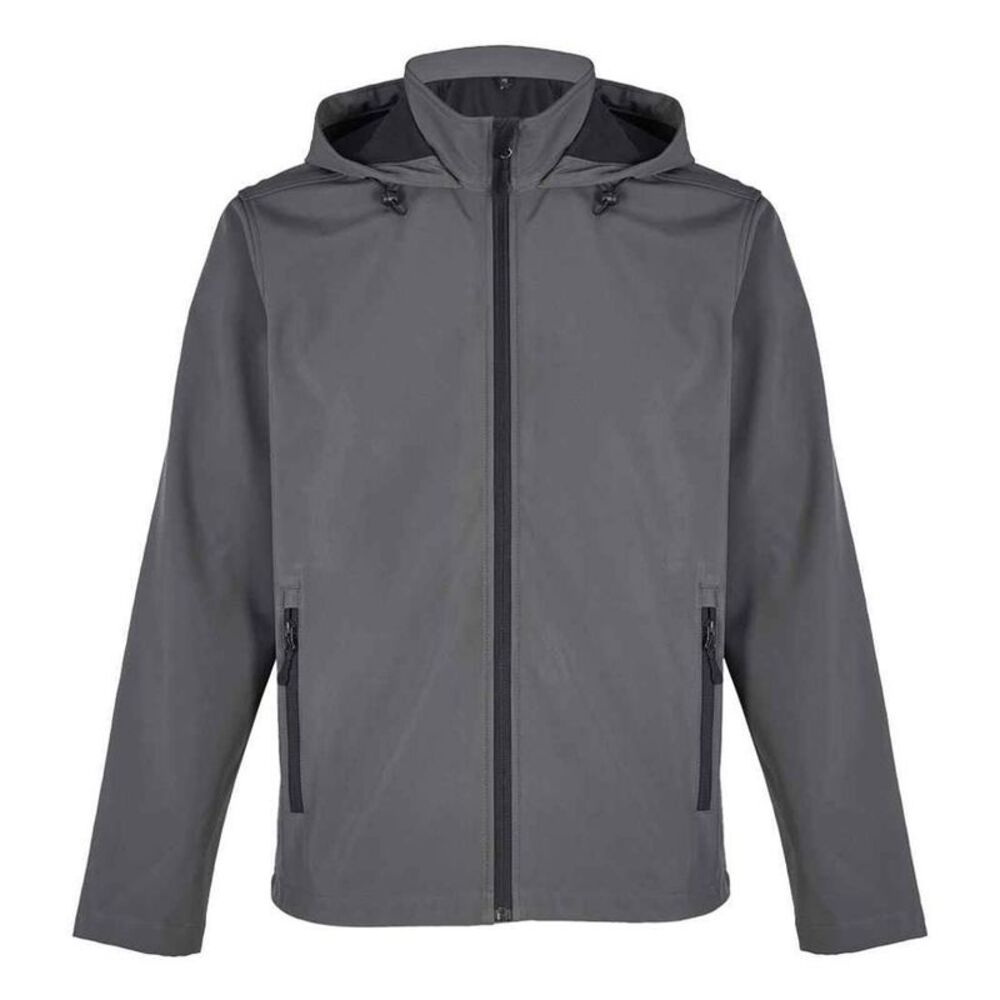 SOLS Mens Race  Soft Shell Jacket / Charcoal